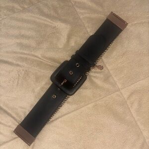 Vince Camuto Black and Brown Belt